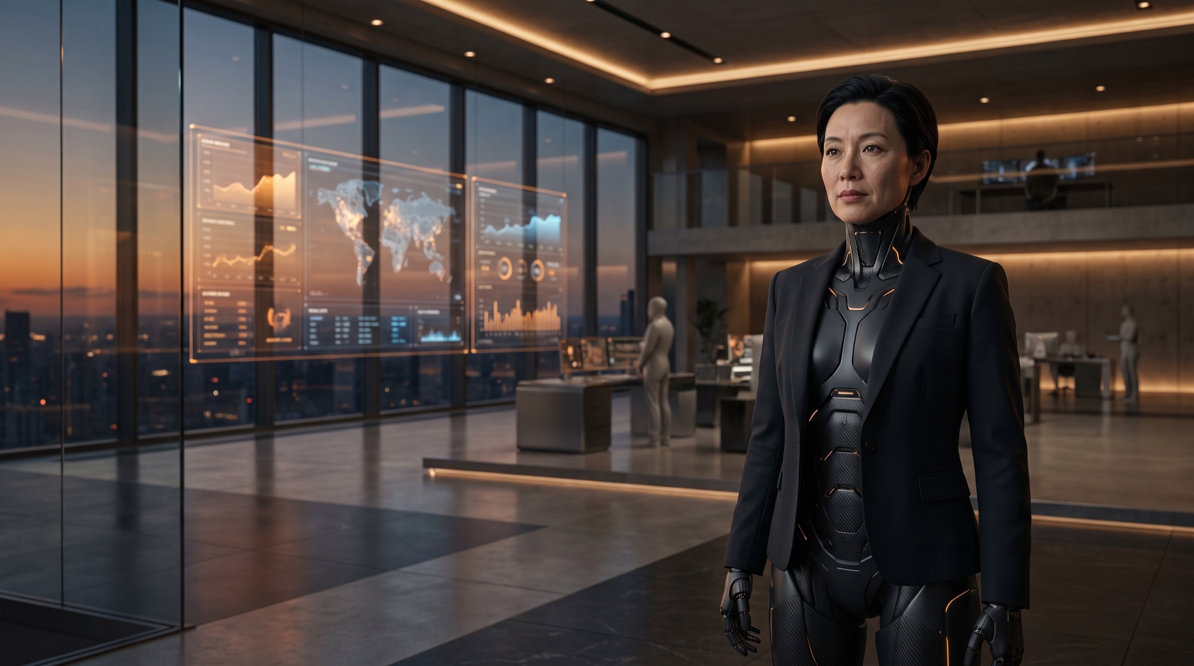 Inside Six Figure Agency headquarters — an AI operating partner in the operations command center