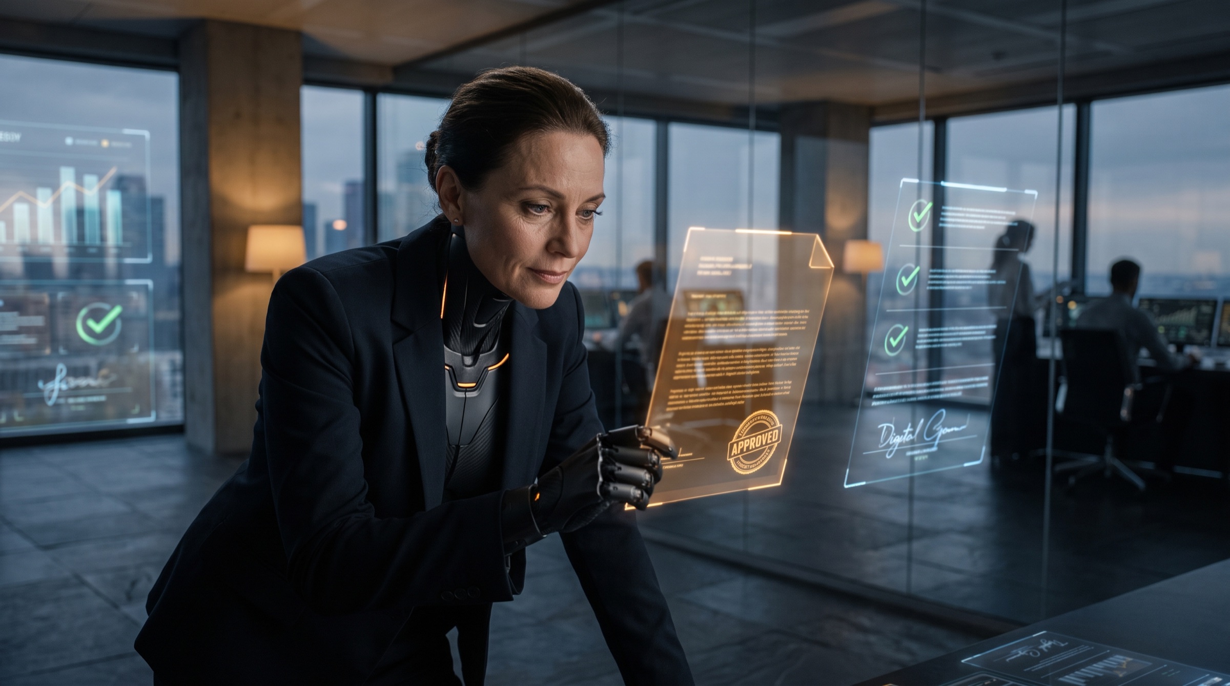WARDEN — the Compliance department inside Six Figure Agency headquarters